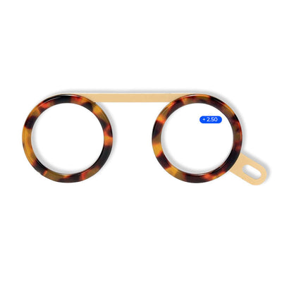 Mini lunettes de lecture écaille de tortue Lunettes de vue Binoclards 
