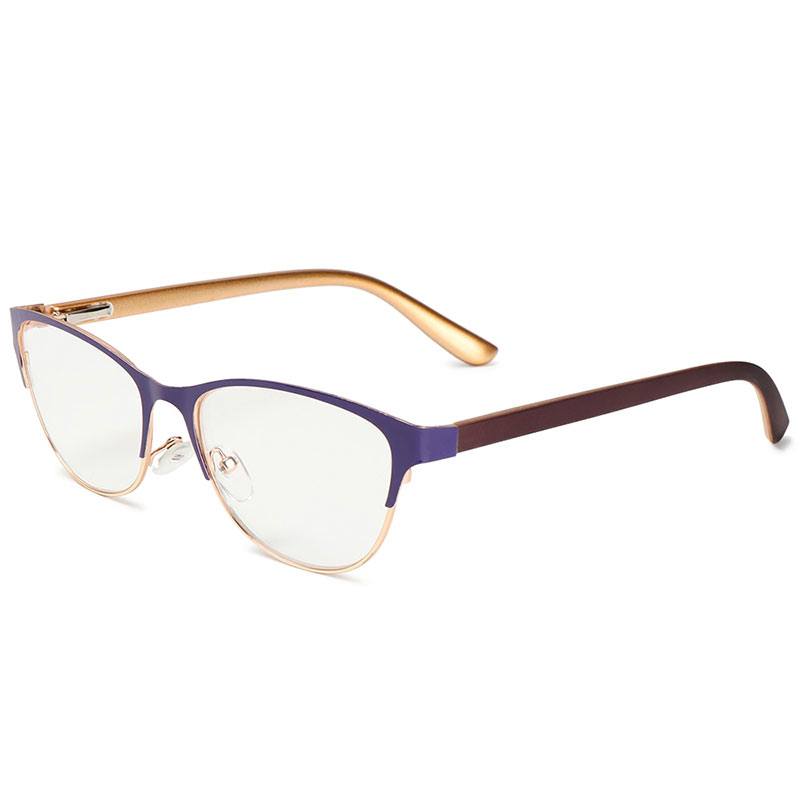 lunettes de lecture rétro monture violette