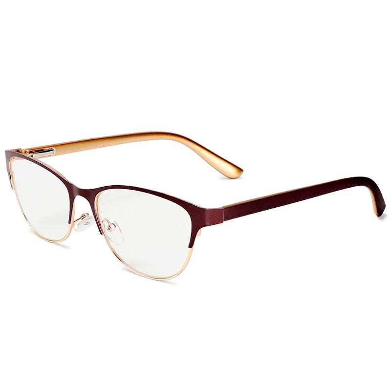 lunettes de lecture rétro tendance marron