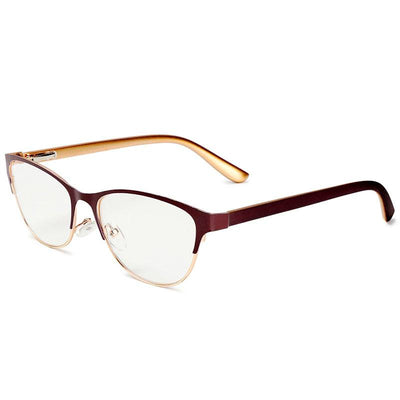 lunettes de lecture rétro tendance marron