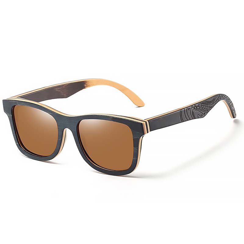 Lunettes de soleil en bois de skateboard Binoclards Binoclards Lunettes et accessoires